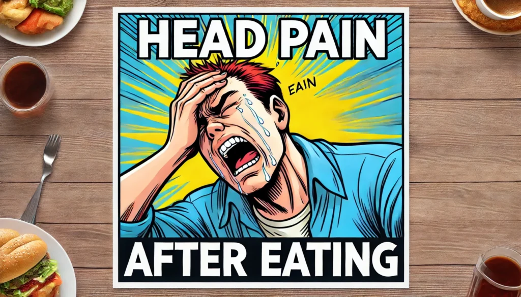 Head Pain After Eating - Pain in the Head Following Eating!