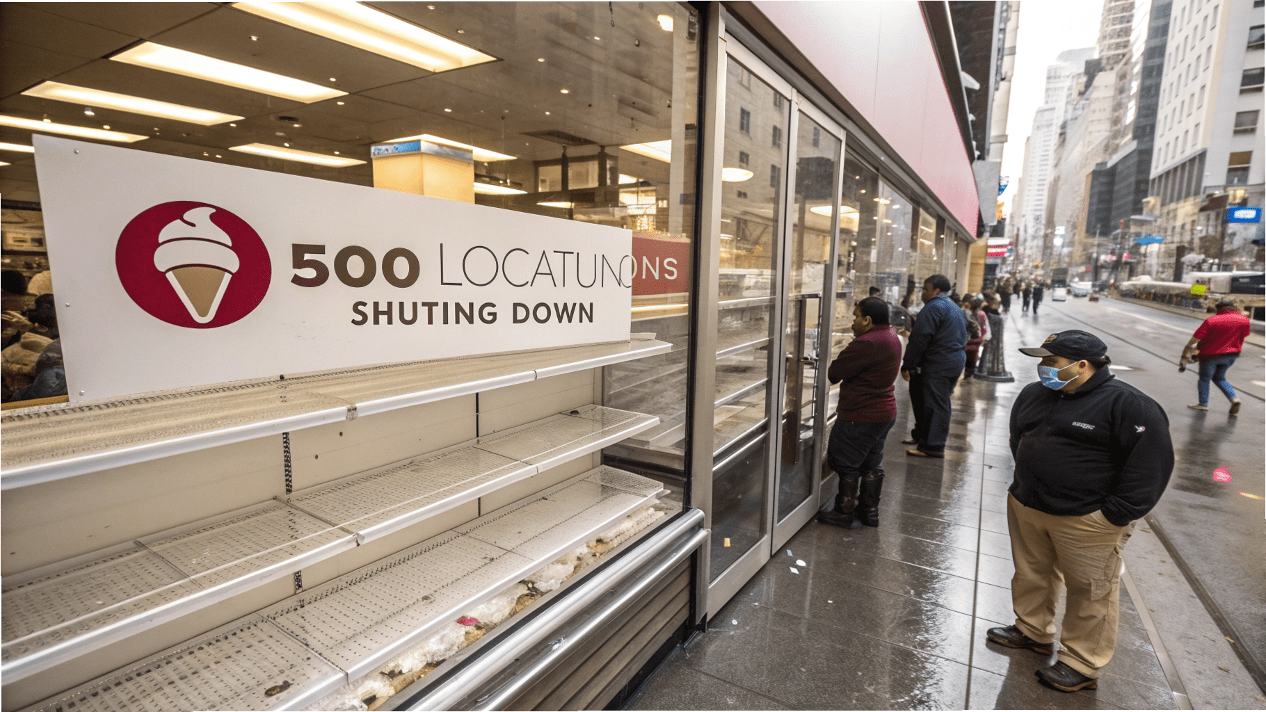 Bankruptcy Forces Ice Cream Chain to Close 500 Locations
